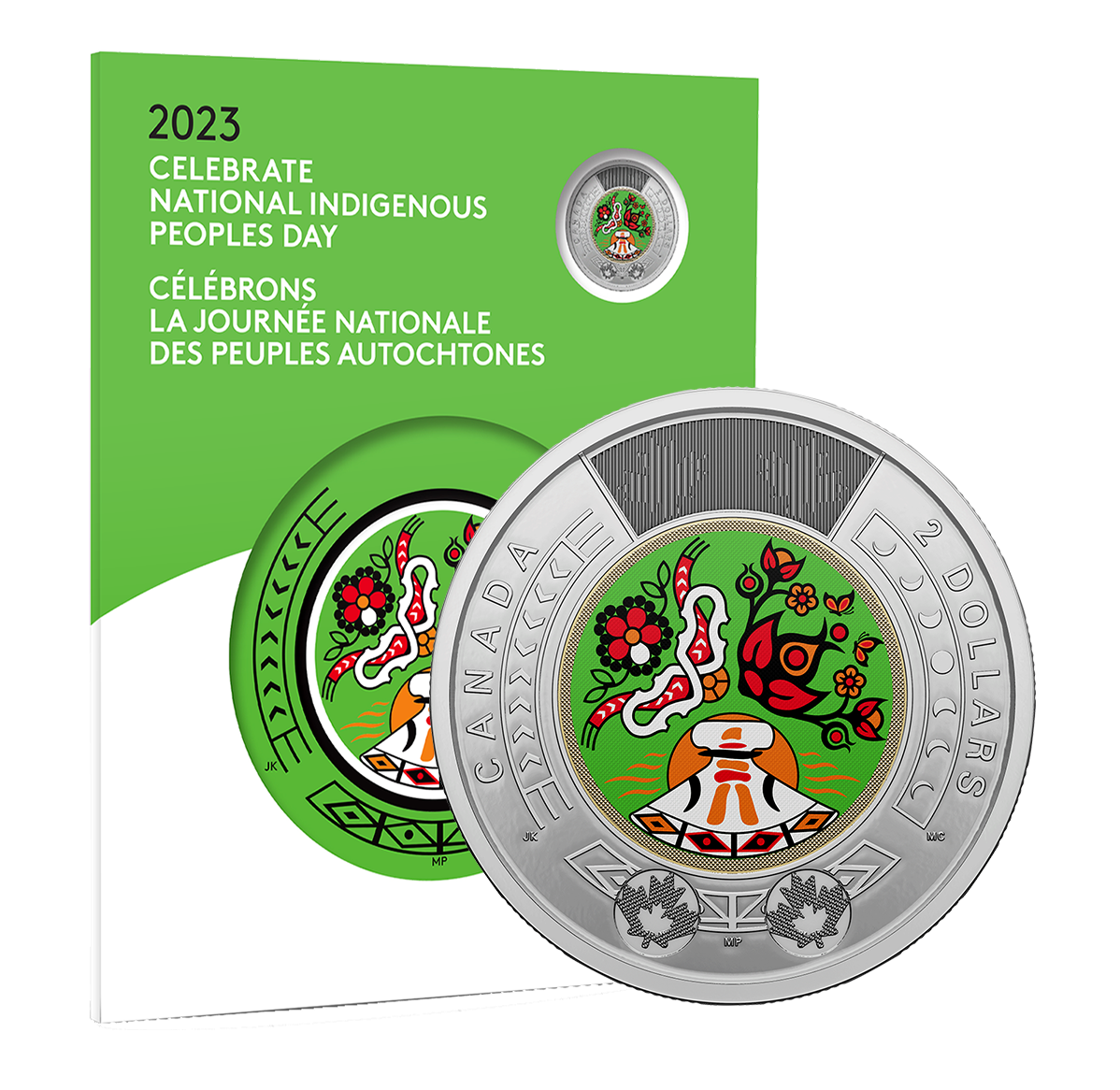 Carte de collection de pièces-souvenirs commémoratives 2023 – Célébrons la Journée nationale des peuples autochtones
