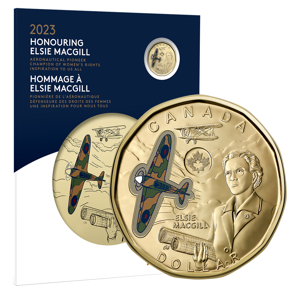 Carte de collection de pièces-souvenirs commémoratives 2023 – Hommage à Elsie MacGill