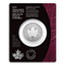 1-oz. 99.99% Pure Silver Coin – Treasured Silver Maple Leaf First Strikes: Congratulations Privy Mark (Premium Bullion) 