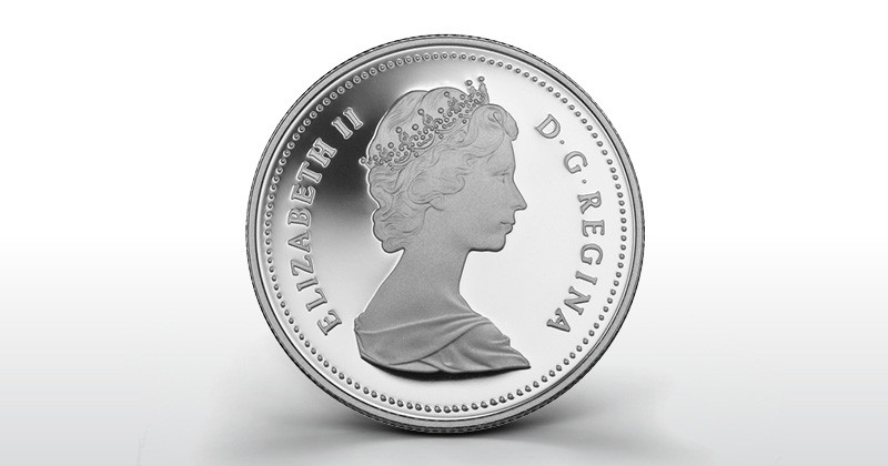 l’effigie couronnée, selon Arnold Machin