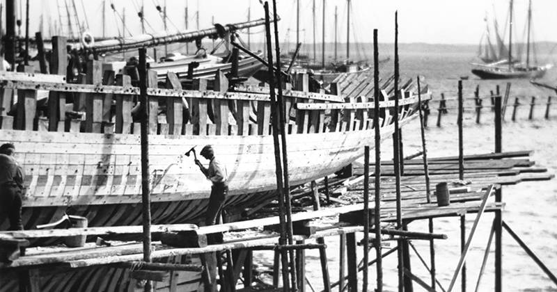 35 000 coûts pour construire le bluenose en 1920-21