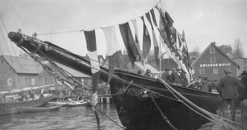 il a fallu quelques mois pour terminer la construction de bluenose