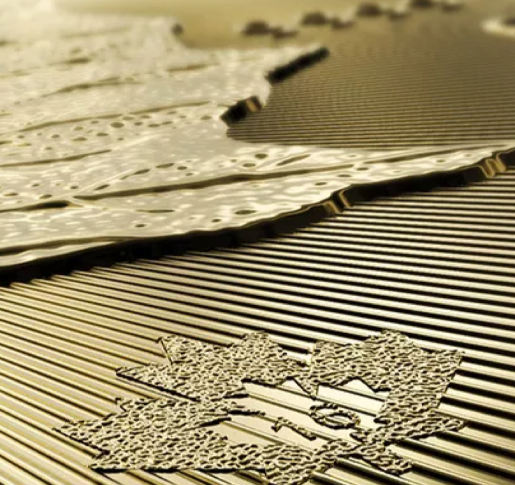 Gros plan d’une pièce d’investissement en or pur Gros plan d’une pièce d’investissement en or pur