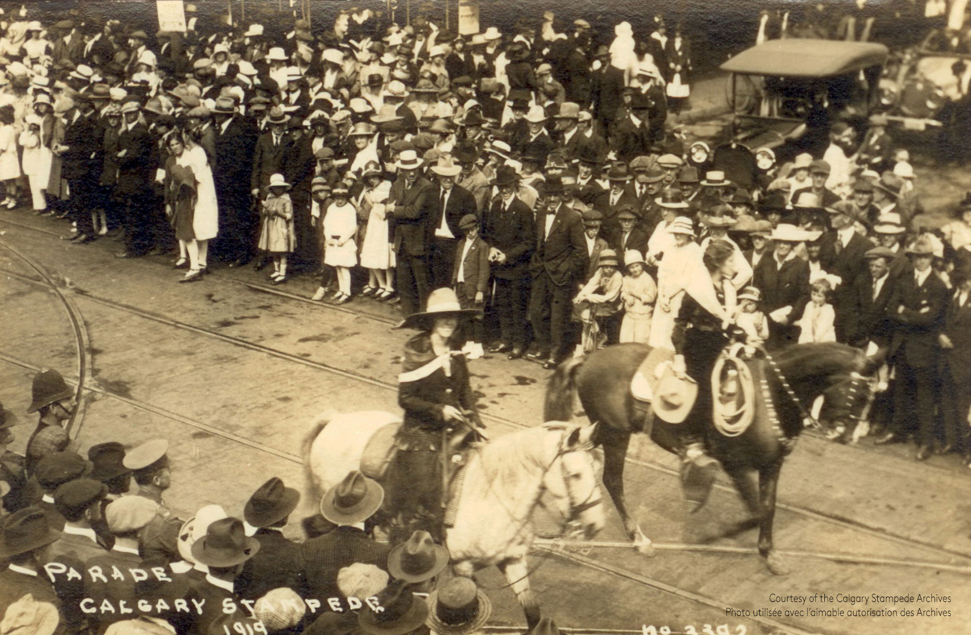 image Parade at the 1919 Victory Stampede