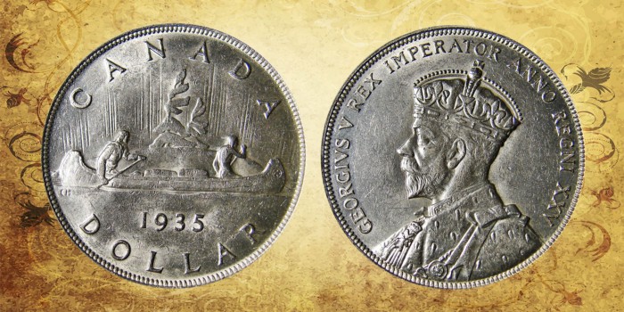 For millennia, silver and gold assured the owner of wealth and prestige, but in 1935, Canada’s new silver dollar demonstrated that a coin could represent something more. It was The King’s Silver Jubilee, and as the Royal Mint in London (England) invited the Dominions to join the celebration with commemorative silver medals, Canada announced it would issue a silver dollar.