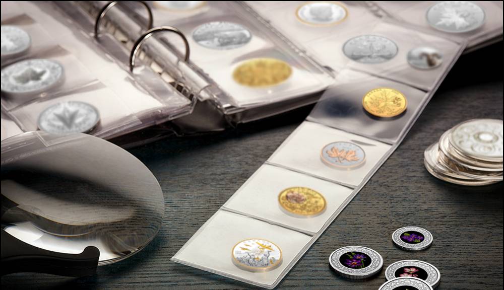 preservation of coins in an album