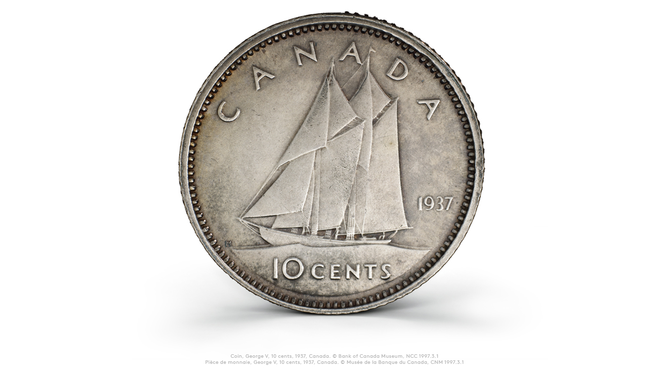 1937 10-cent circulation coin 1937 10-cent coin