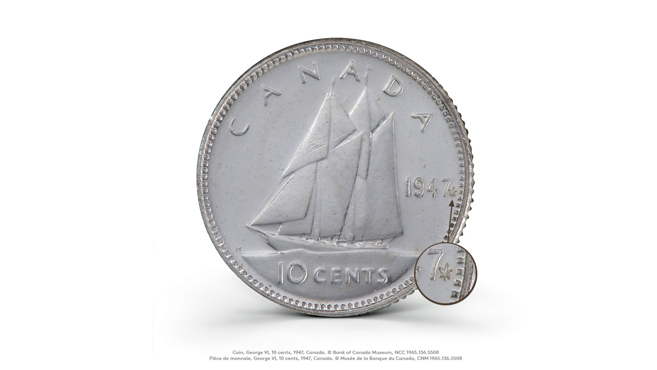 1948 10-cent circulation coin 1948 10-cent coin