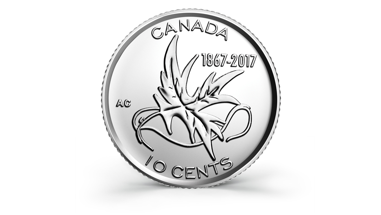 2017 10-cent circulation coin 2017 10-cent coin
