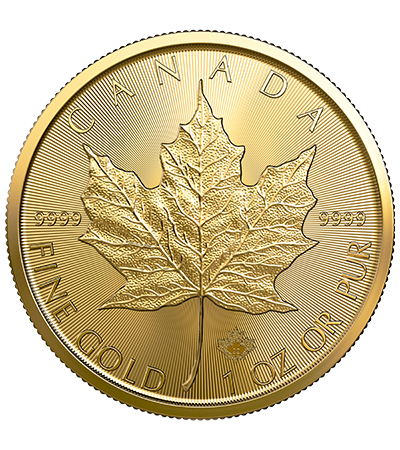 1 oz. Gold Maple Leaf Bullion coin