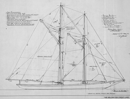 image the idea of using bluenose blueprint to build a schooner