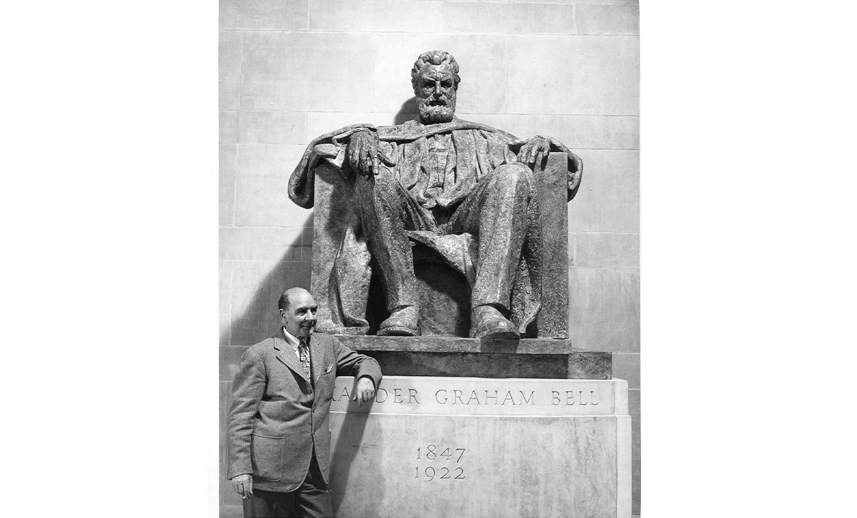 image Statue d’Alexander Graham Bell