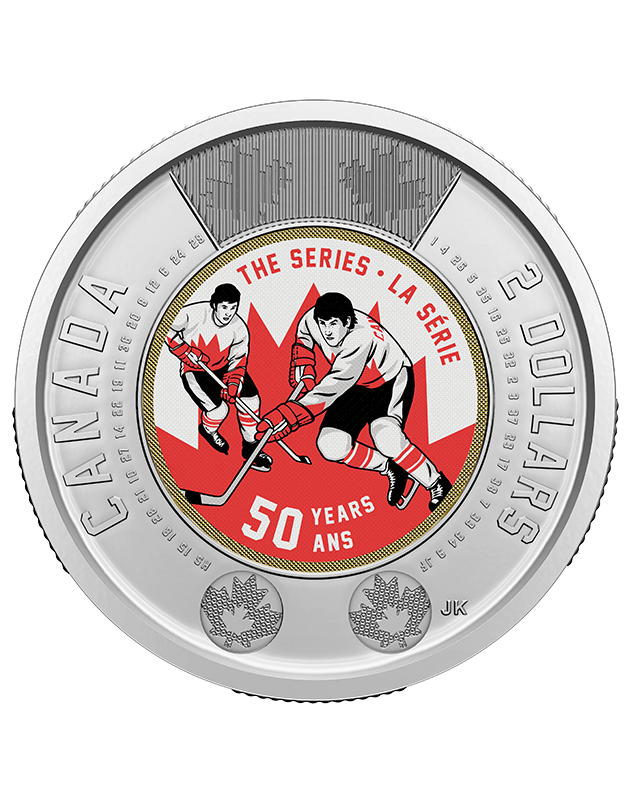 The 50th Anniversary of the Summit Series commemorative two-dollar coin