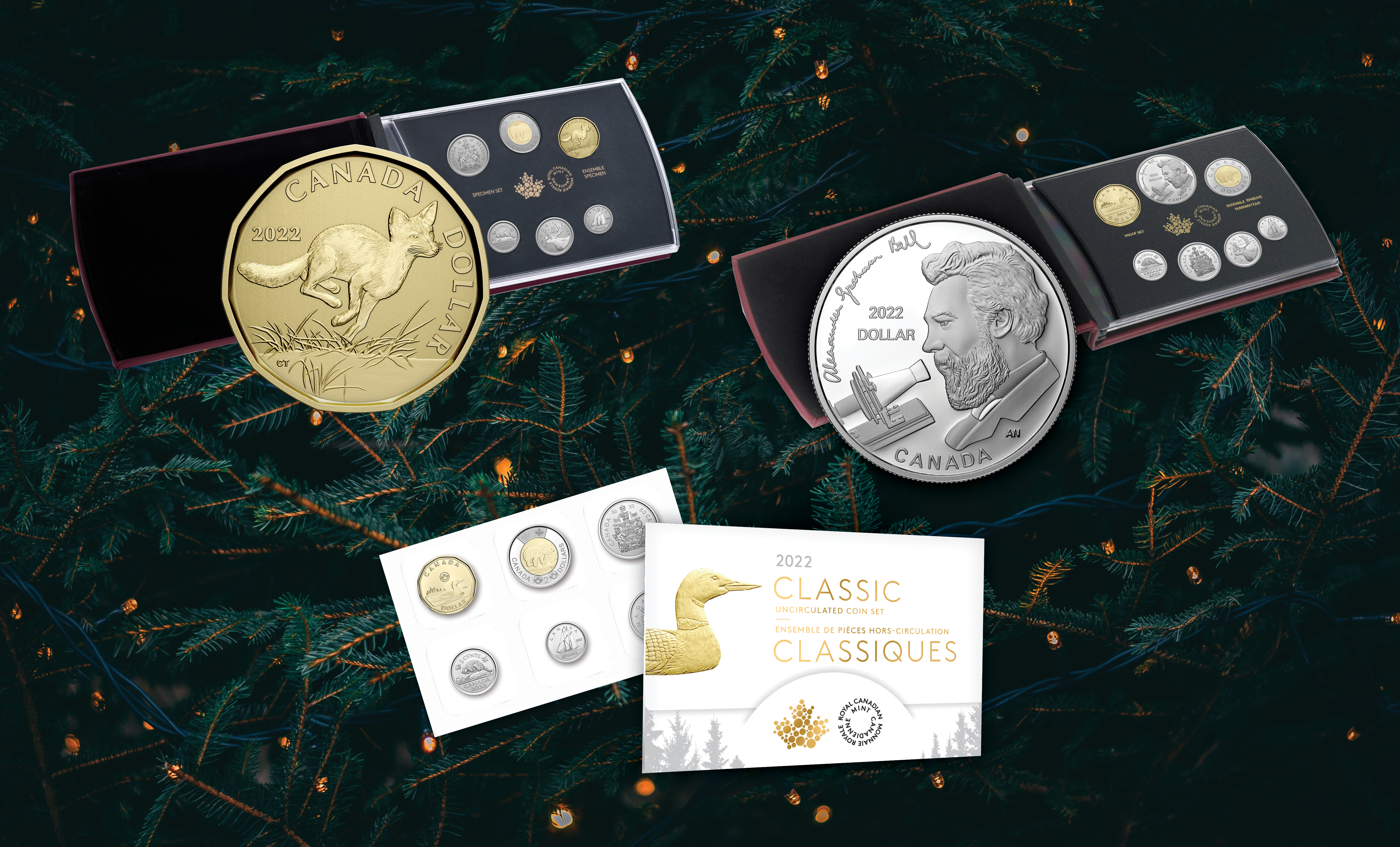 Annual favourites from the Royal Canadian Mint Three of our favourite products: Proof Set, Specimen Set and Classic Uncirculated Set