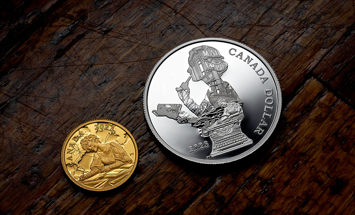 Fine Silver Proof Dollar– Kathleen “Kit” Coleman: Pioneer Journalist and Pure Gold Coin – Kathleen “Kit” Coleman: Pioneer Journalist