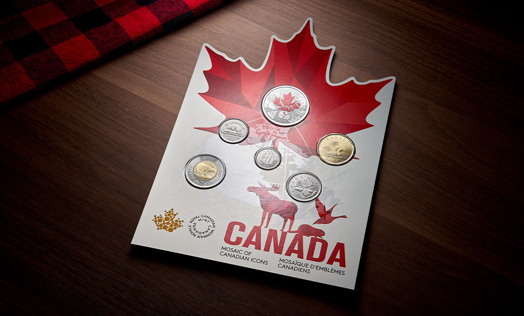 2023 Mosaic of Canadian Icons – 6-coin set