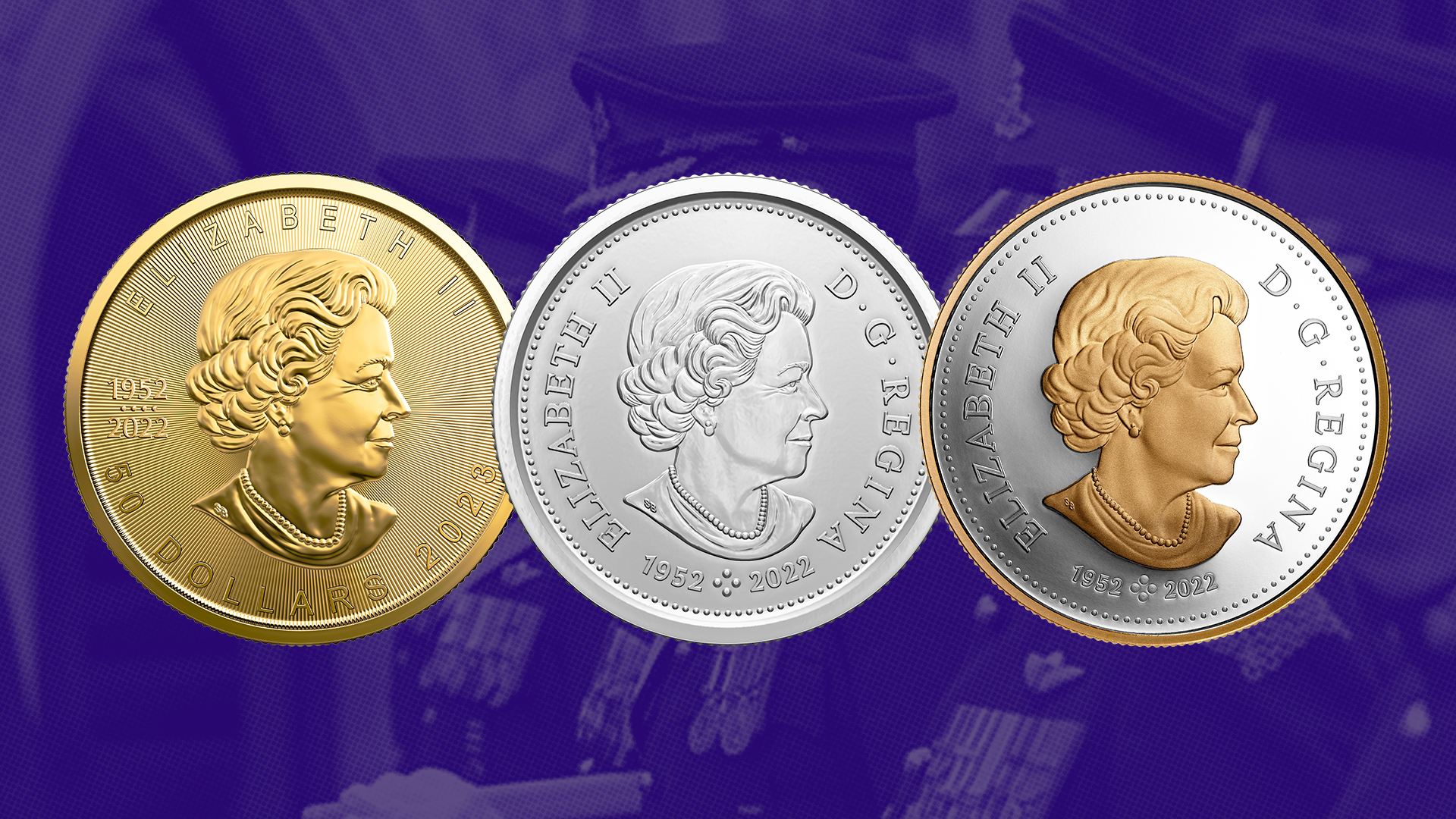 2023 Transition Obverse Royal Canadian Mint's 2023 transition obverse features a double-date seperated by four pearls