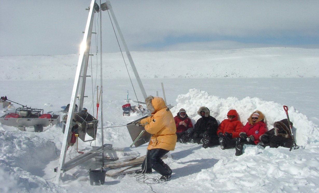 2007 winter expedition to Pingualuit Crater