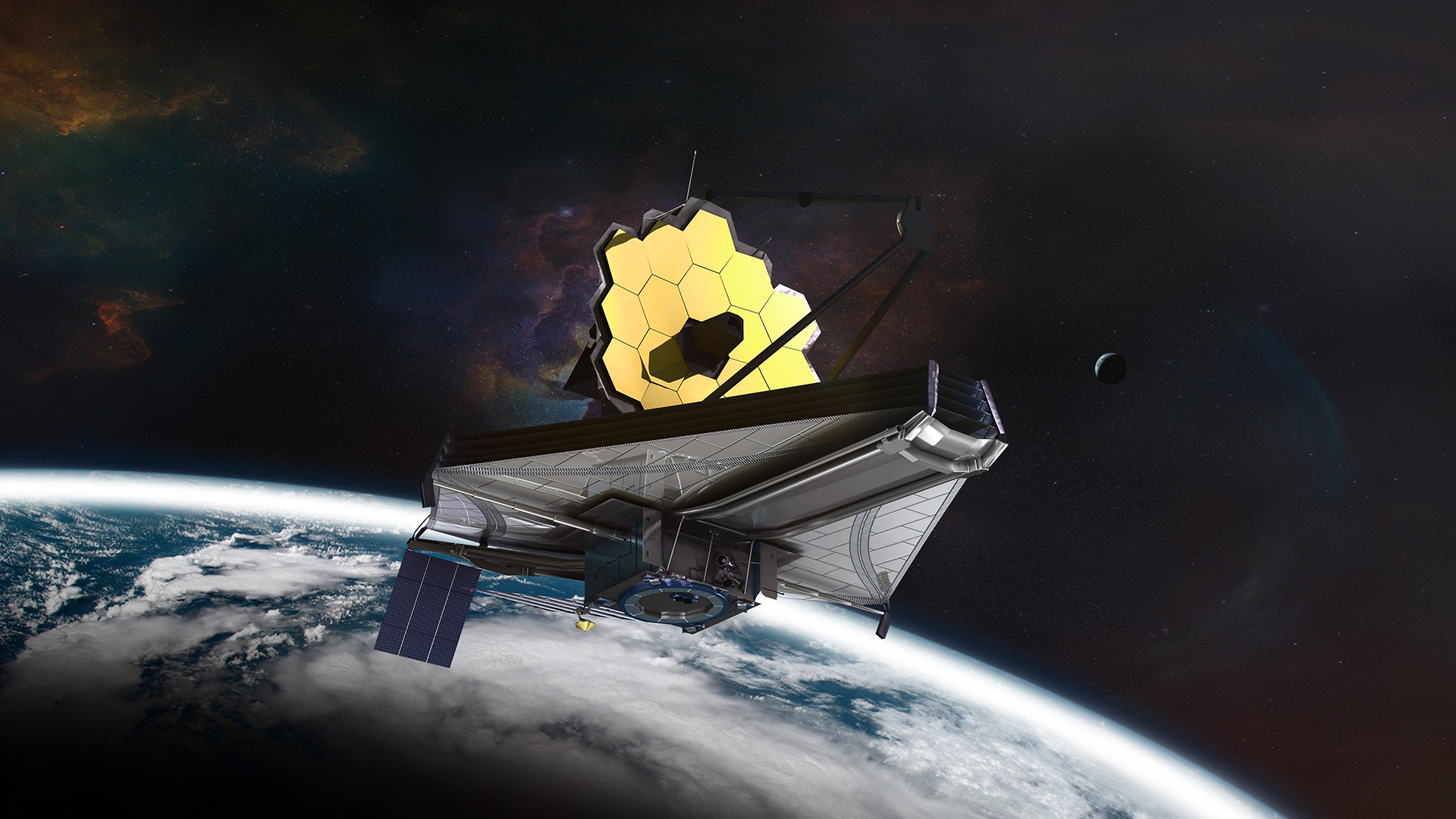 Illustration of the James Webb Space Telescope Illustration of the James Webb Space Telescope