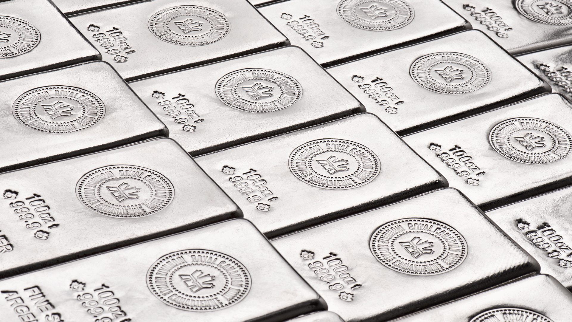 Des lingots négociables en argent pur à 99,99 % de la Monnaie royale canadienne Des lingots négociables en argent pur à 99,99 % de la Monnaie royale canadienne