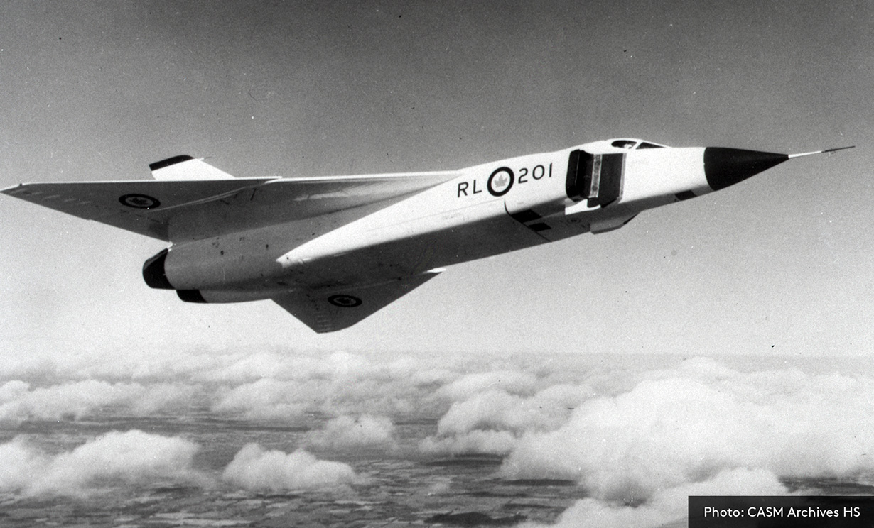 image Avro Arrow in flight