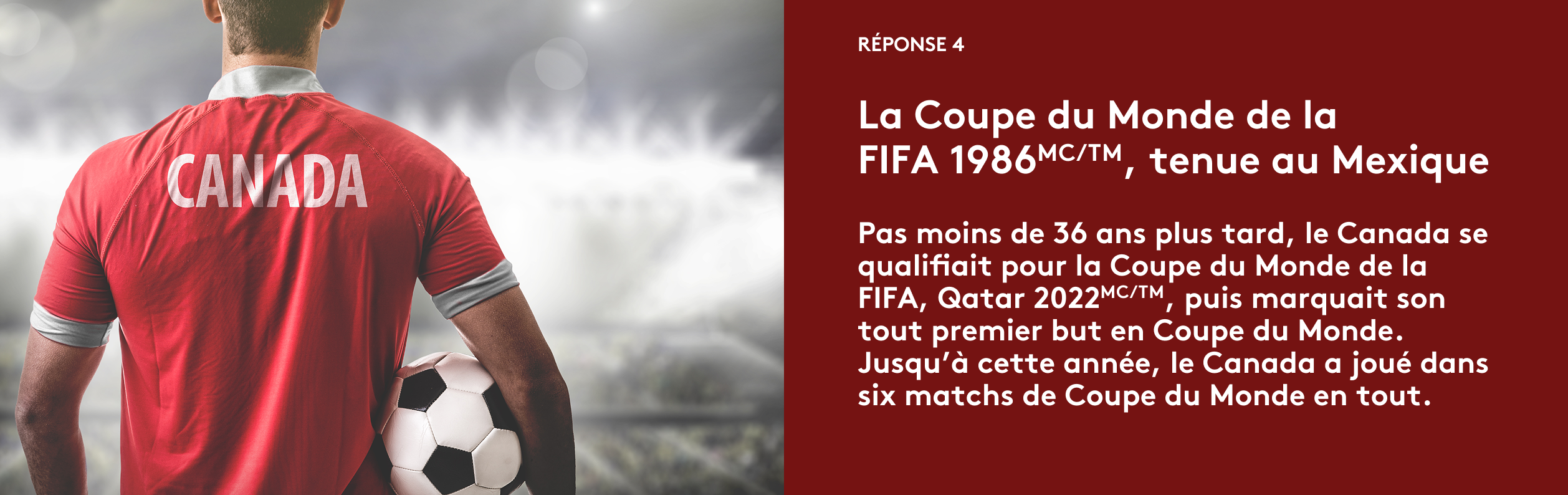 Coupe du Monde de la FIFA 2026ᵀᴹ Réponse 4