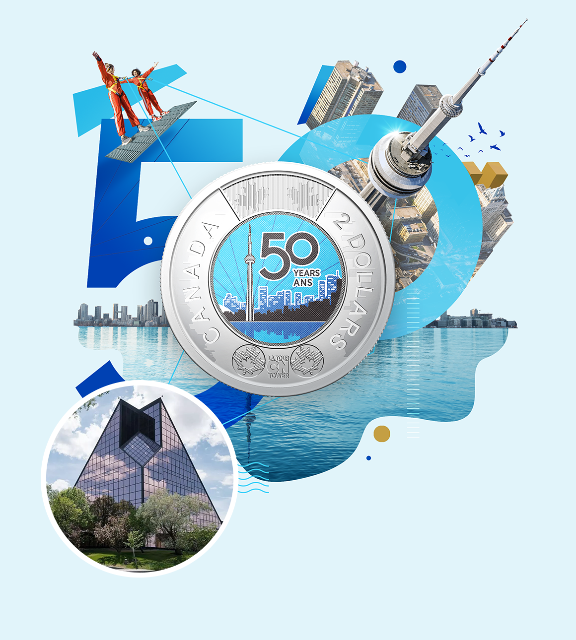 Coin Exchange: 2026 $2 Commemorative Circulation Coin - 50th Anniversary of the CN Tower