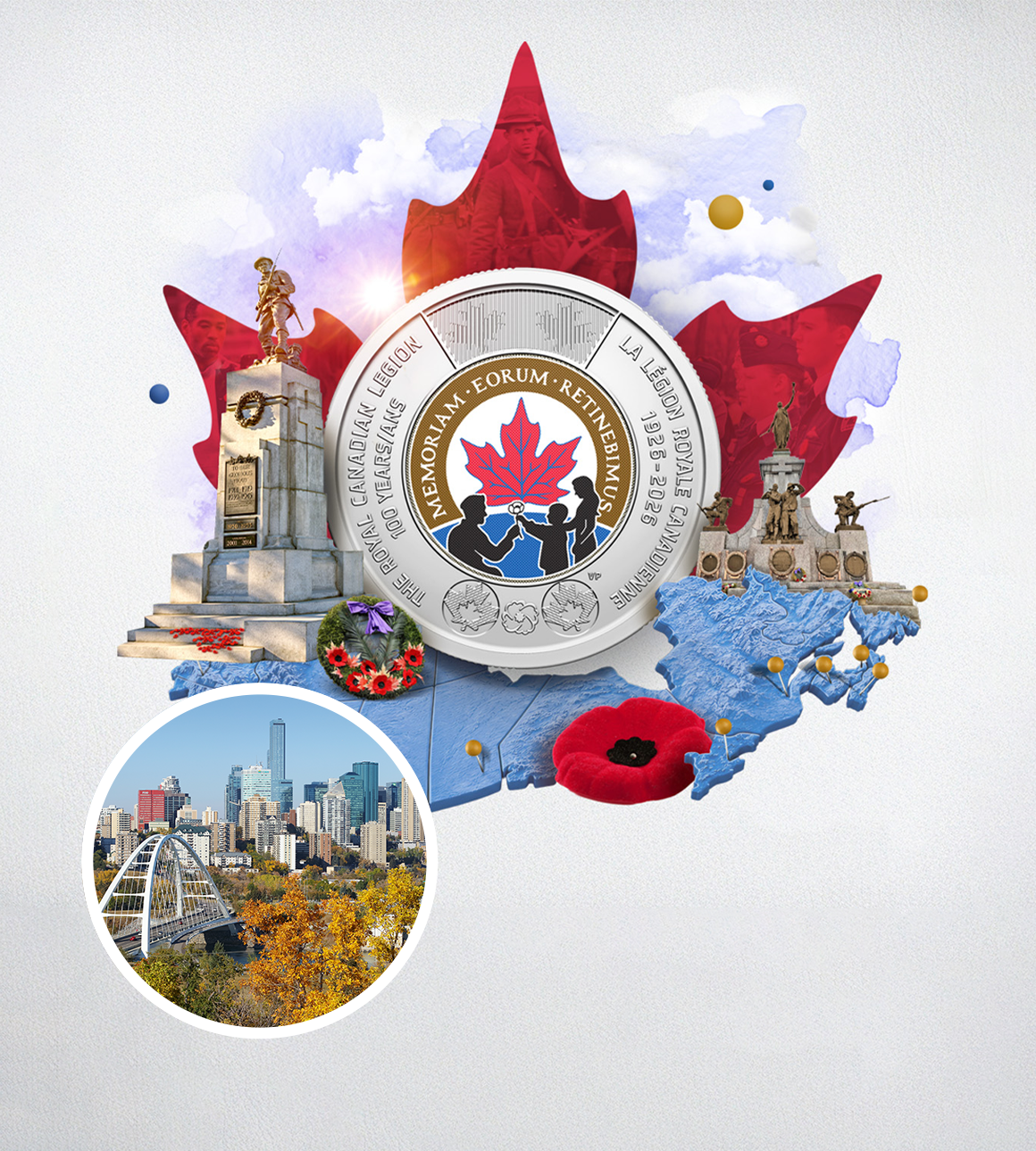 Échange de pièces : pièce de circulation commémorative 2026 – 100ᵉ anniversaire de la Légion royale canadienne