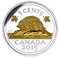 Legacy of the Canadian Nickel: The Beaver - 1 oz. Fine Silver Gold-Plated Coin – Mintage: 8,500 (201