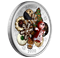 1 oz. Pure Silver Coloured Coin - Murano Holiday Cookies - Mintage: 5,500 (2020)