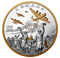 10 oz. Pure Silver Selectively Gold-Plated Coin - Liberation of the Netherlands: Operation Manna