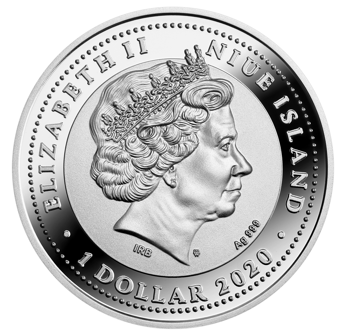 Pièce en argent pur rehaussée d'un placage d'or – Faucon égyptien