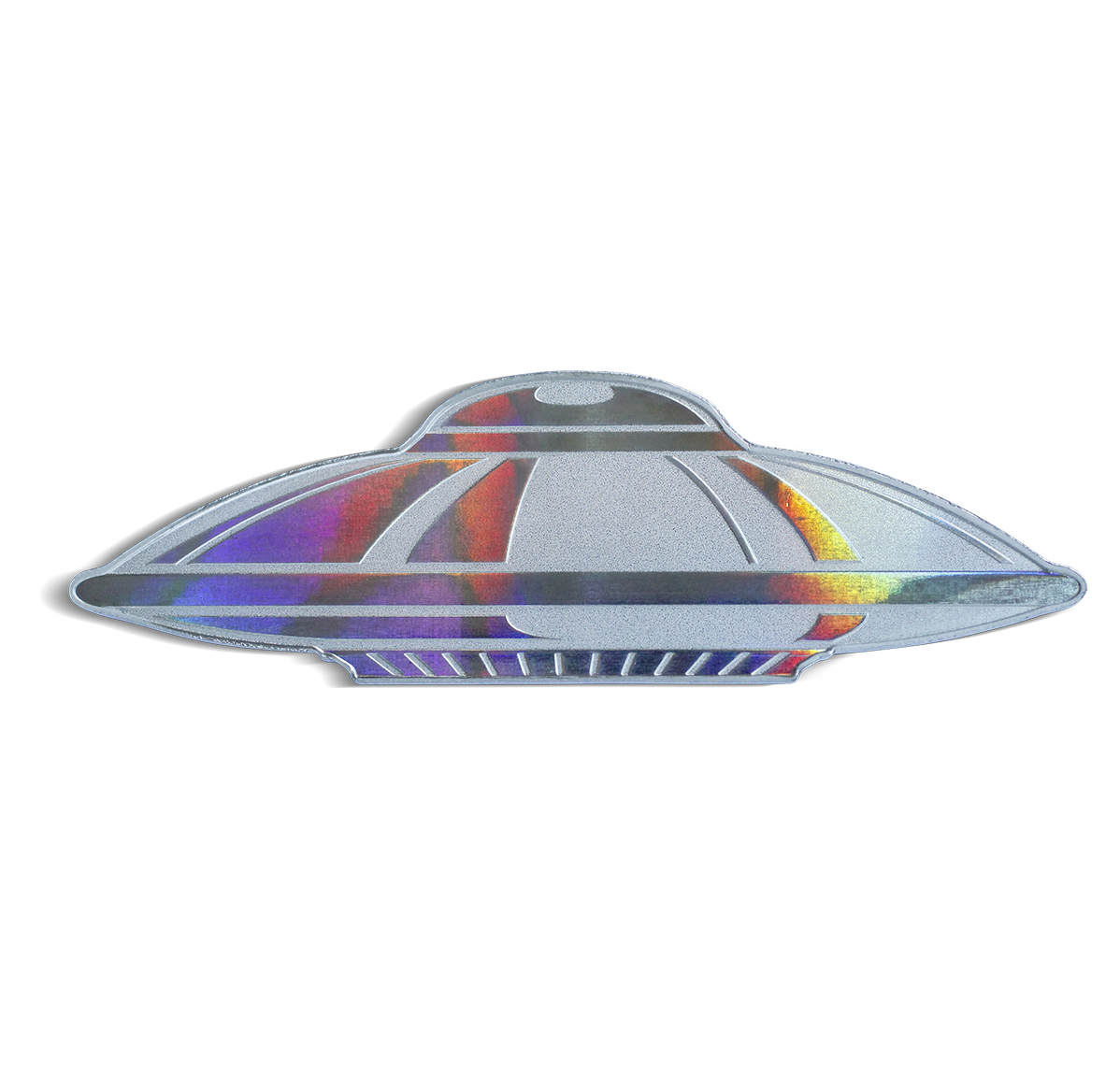 Pièce holographique de 1 oz en argent pur – Ovni