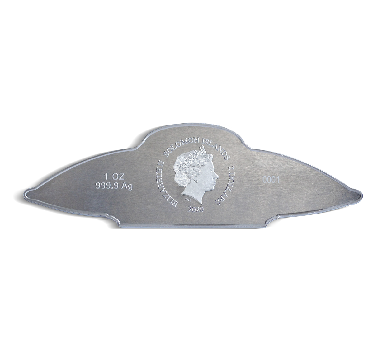 Pièce holographique de 1 oz en argent pur – Ovni