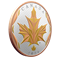 5 oz. Pure Silver Coin with Yellow and Rose Gold Plating - Maple Leaf in Motion