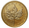 1 oz. Pure Gold Coin - 'W' Mint Mark: Gold Maple Leaf (Winnipeg, 2021) - Mintage: 500