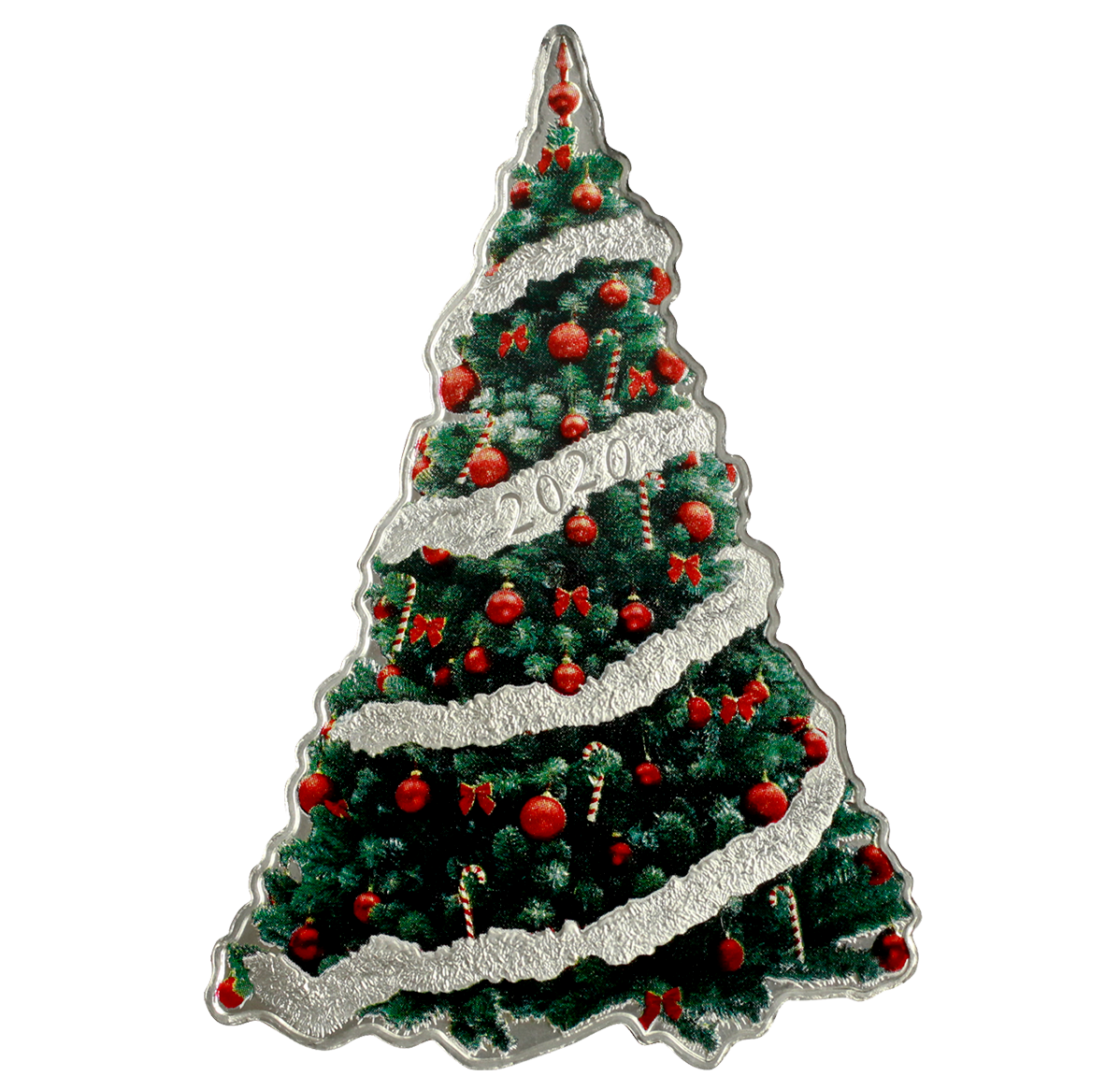 Pièce en argent fin 2020 – Arbre de Noël