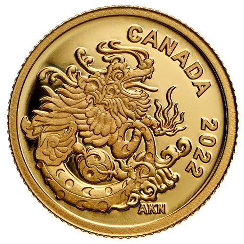 Your lucky gold dragon for 2022