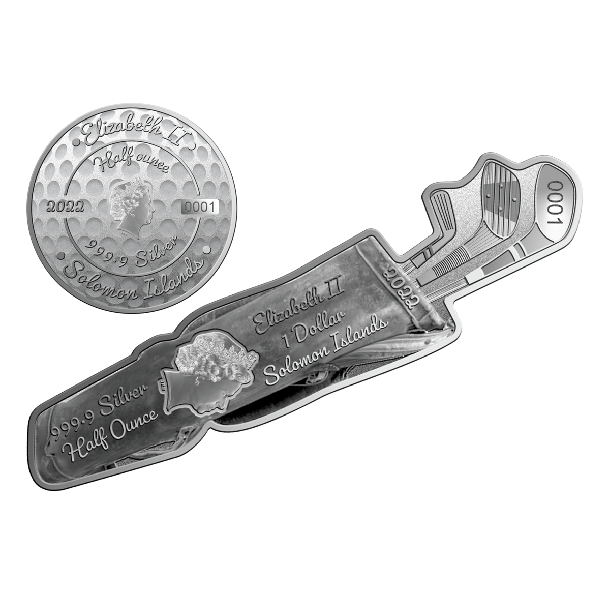 Heritage Sports Series: Golf - Fine Silver 2-Coin Set