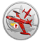 2 oz. Pure Silver Coin – The Red Knight