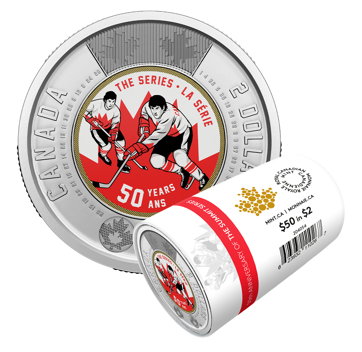 image 2022 $2 50th Anniversary of the Summit Series Colourized Special Wrap Roll