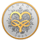 1 oz. Pure Silver Coin with Yellow Gold Plating – Celebrate Love