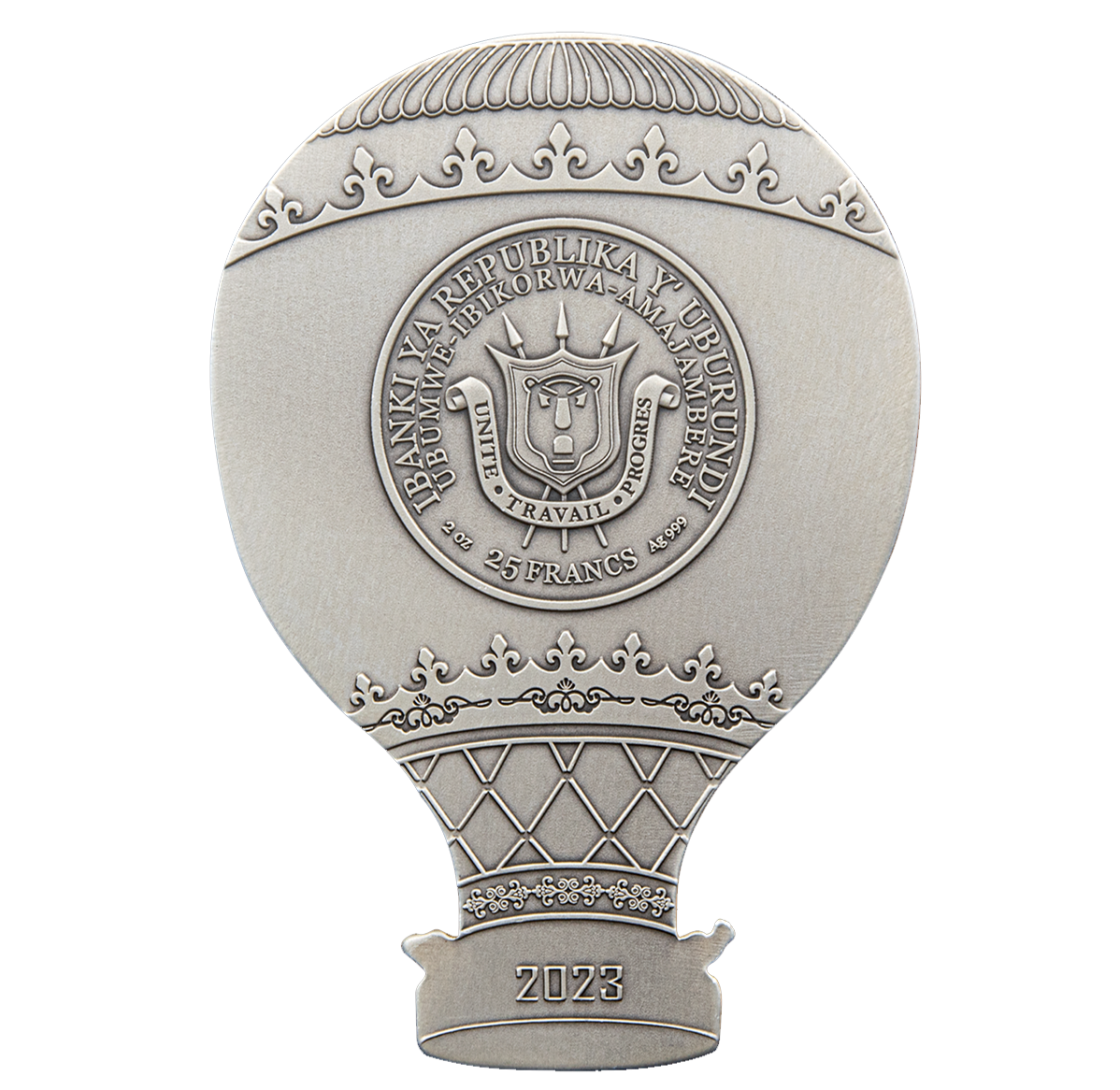 Hot Air Balloon - Fine Silver Coin