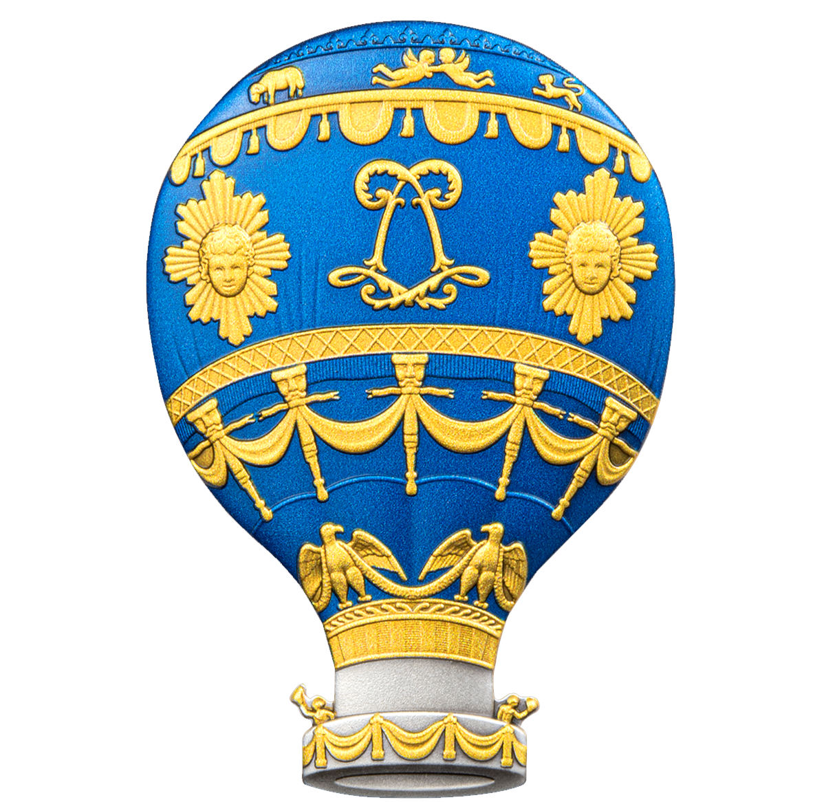 Hot Air Balloon - Fine Silver Coin