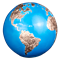 Blue Marble Glow in the Dark - Fine Silver Coin
