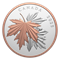 Gleaming Maple Leaves – 10 oz. Fine Silver Coin