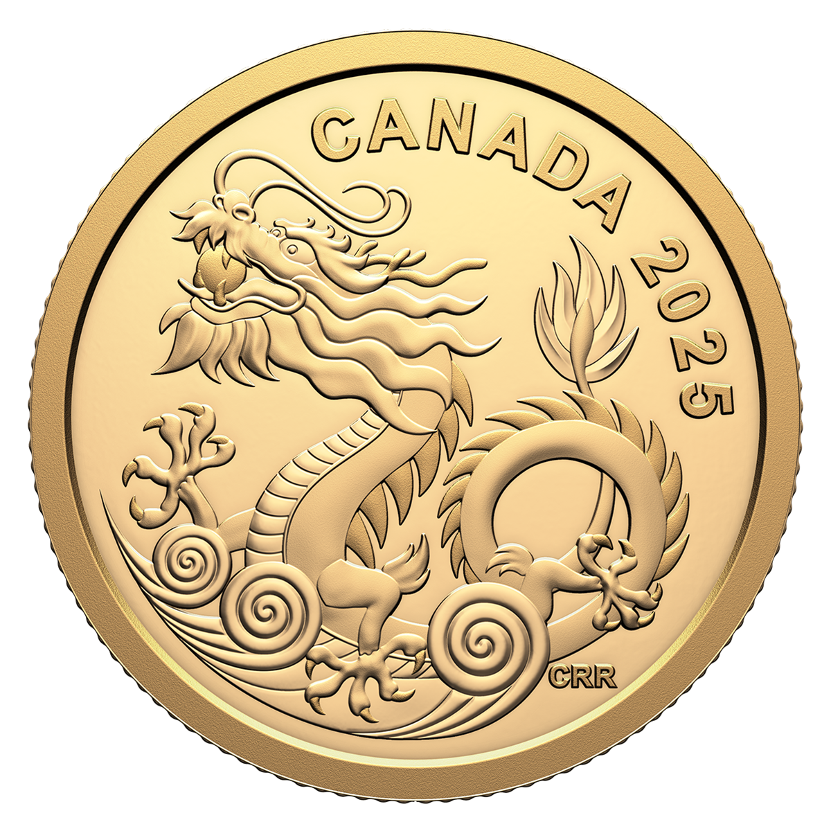 Water Dragon - 1/20 oz. Pure Gold Coin