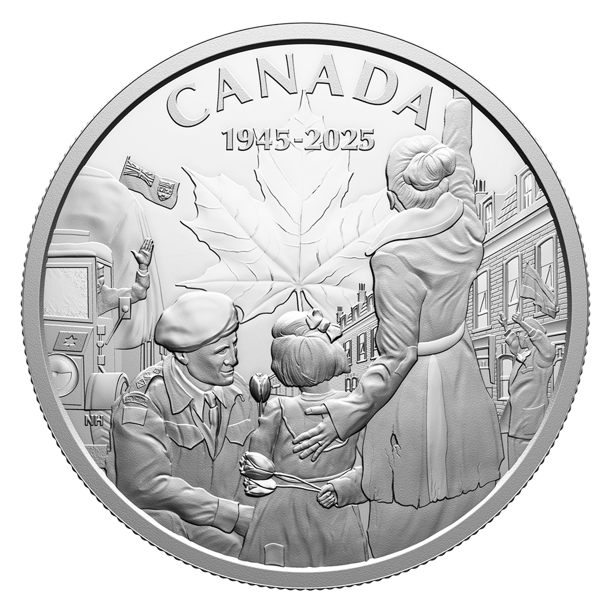 80ᵗʰ Anniversary of the End of the Second World War in Europe – 1 oz. Fine Silver Coin