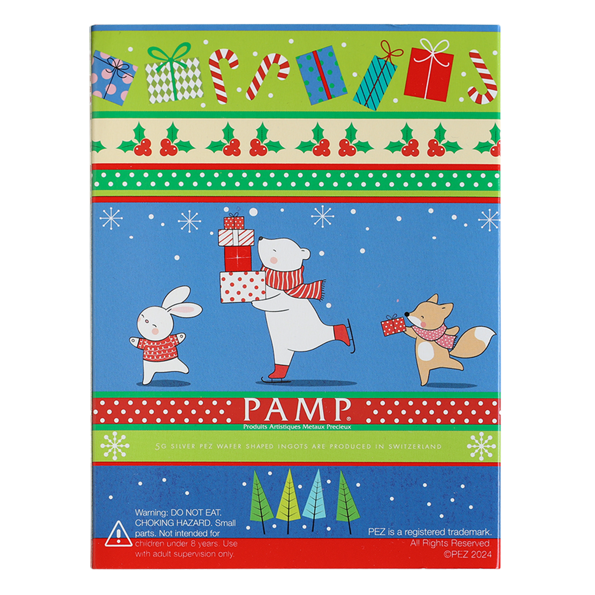 PEZ<sup>®</sup> Polar Bear - Fine silver 6 x 5 g wafers