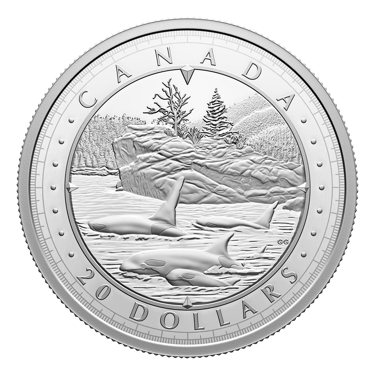 This Is Canada: Wondrous Waters - Pacific Coast - 1 oz. Fine Silver Coin